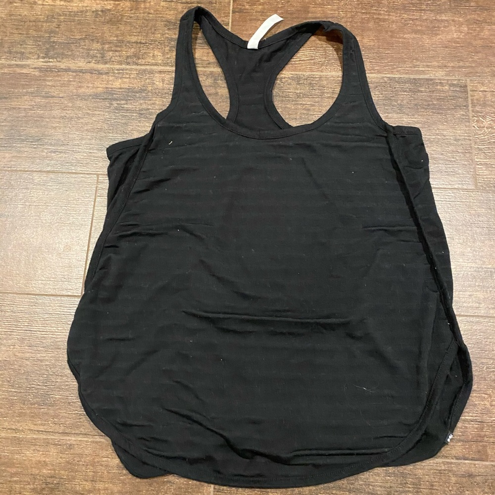Black tank top